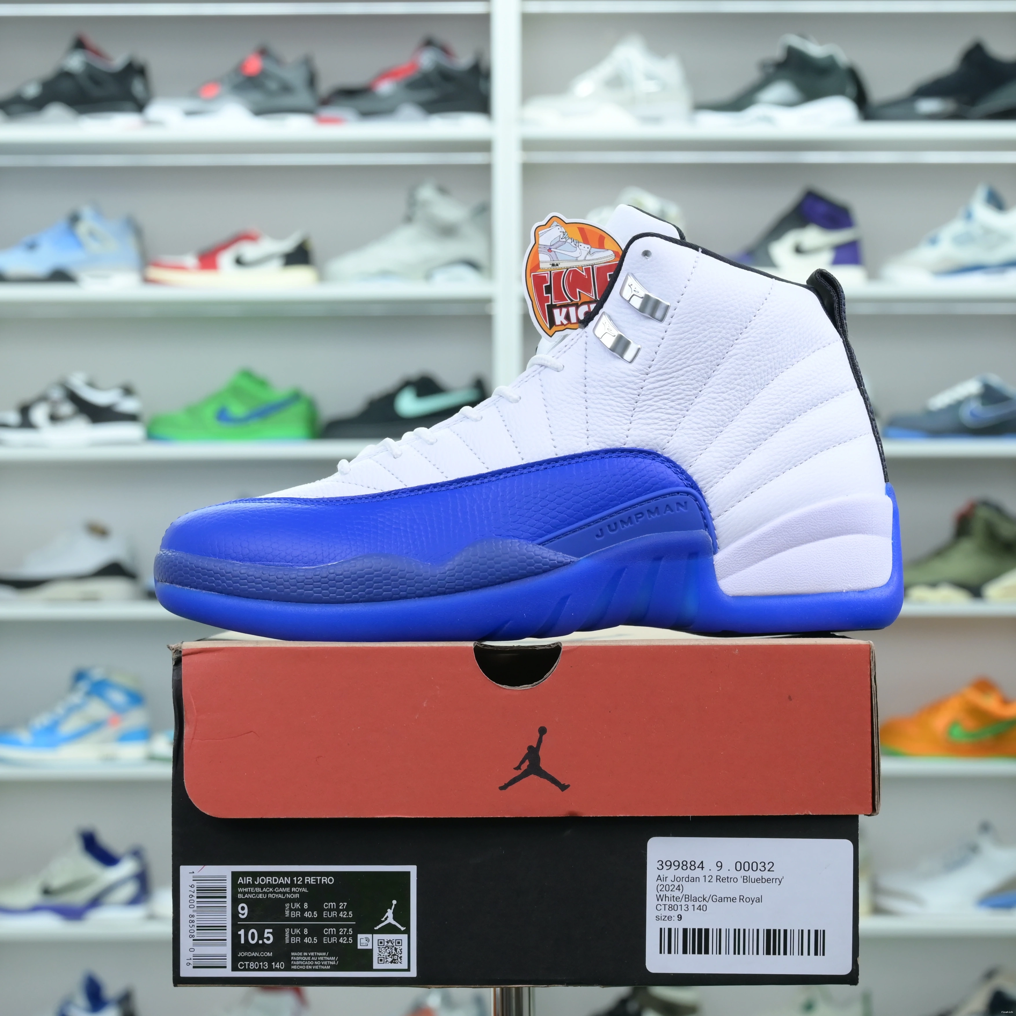 Air 12 Jordan Retro'Blueberry'(2024) 1107